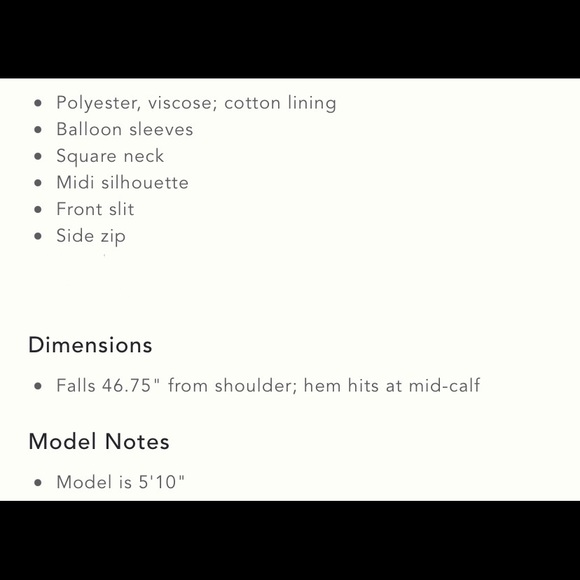 New Anthropologie Meryl MIDI Dress Size M - Picture 14 of 14